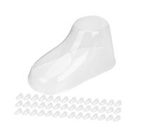 VALICLUD 160pcs Transparent Shoe Forms Clear Foot Model Display for Sock and Shoe Mold Lightweight Friendly Feet Tools for Designers Exhibitions