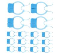 VALICLUD 16pcs Nose Stop Clips for Snoring Nosebleeds Portable Lung Breathing Training Clips Nose Fixing for Swimming