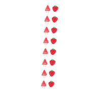 VALICLUD 16pcs Plush Fruit Key Chain Cute Cartoon Bag Pendant Decor for Keys Strawberry Watermelon Design for Boys and Girls Friends Stylish Accessory for Bags