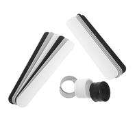 VALICLUD 18pcs Silicone Slap Bracelets Reusable Cable Ties Wrapping Paper Roll Holders Black White Grey Cable Organizer for Party Classroom Birthday Favors