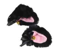VALICLUD 1pair Cosplay Cat Ears Hair Clip for Halloween Christmas and Parties Unique and Lovely Hair Accessory for Women and Girls