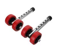 VALICLUD 1Pair Heavy Duty Wear Walker Wheels of Mute Front Wheel Replacement Parts for Walking Smooth Rolling and Durable for Long Term Use Compatible with Various Surfaces