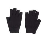 VALICLUD 1Pair Hydrating Gel Gloves for Moisturizing Hands Skin Care Beauty Spa Treatment Fingerless Design Black