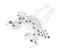 VALICLUD 1pair Imitation Hair Side Comb for Brides Elegant Bridal Hair Comb Leaf Design for Special Occasions Adds Glamour and Sophistication to Your Look