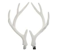 VALICLUD 1pair Realistic Faux Deer Antlers for Crafts and Costumes Lightweight Reindeer Antlers for Christmas Halloween and Festive Celebrations