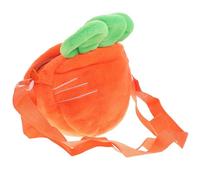 VALICLUD 1Pc Adorable Carrot Plush Crossbody Bag for Detachable Shoulder Strap Chic Leisure Pouch for Mobile Phone Keys Durable Comfortable Design for Everyday Use