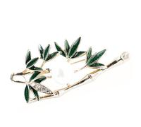 VALICLUD 1Pc Bamboo Lapel Pin Stylish Brooch for Scarf Corsage Creative Design Elegant and Eye Catching Accessory for Clothing Bags Hats and Scarves Unique Retro Style Pin for Fashion