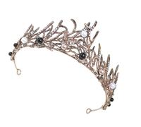 VALICLUD 1Pc Baroque Pearl Crown Headband for Brides Luxurious Decorative Headdress for Birthdays Weddings and Parties Elegant Hair Accessory for Women and Bridal Tiara