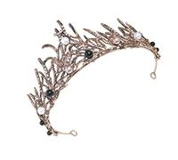 VALICLUD 1Pc Baroque Pearl Crown Headdress for Women Elegant Decorative Crown for Weddings Birthdays and Parties Luxurious Bridal Tiara for Special Occasions