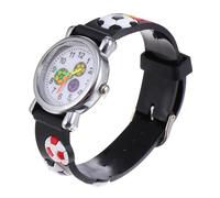 VALICLUD 1pc Boys and Girls Wrist Watch Football Pattern Stylish and Adorable Design for Boys and Girls Accurate Timekeeping for School and Play