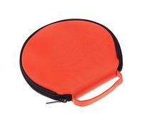 VALICLUD 1pc Chic Round CD Storage Case Large Capacity Oxford Cloth Organizer with Wrist Strap Portable CD Protector for Car Accessories Protects Discs from Scratches and Damp