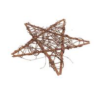 VALICLUD 1pc Christmas Tree Topper Diy Garland Accessories Christmas Star Decorations Ornaments Rattan Star Tree Topper Vintage Rustic Fall Wedding Decorations Log Pentagram Christmas Vine
