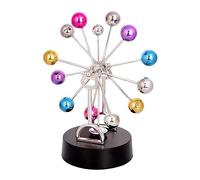 VALICLUD 1pc Colorful Perpetual Motion Model Creative Electromagnetic Pendulum Desktop Adornment for Physics Science Enthusiasts Unique Balance Ball Decor for Home Office Classroom
