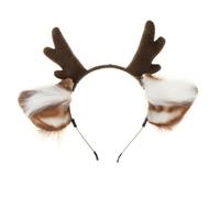 VALICLUD 1pc Cute Antler Hairband for Role-playing Parties and Festivals Soft Deer Horn Headpiece for Halloween Christmas and Masquerade Celebrations