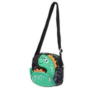 VALICLUD 1Pc Cute Dinosaur Cartoon Crossbody Bag for Boy Girl Adjustable Shoulder Bag Fashionable Mini Pouch for Small Items Canvas Design for Everyday Use