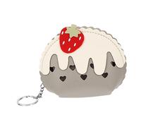VALICLUD 1Pc Cute Strawberry Coin Purse for Compact Lightweight Change Pouch Stylish PU Storage Bag for Daily Use Shopping Travel Parties and More