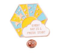 VALICLUD 1Pc Decorative Brooch Pin Star Sun Stylish Lapel Accessory for Clothing Handbags Scarves Unique Party Brooch Prop Versatile Fashion Adornment