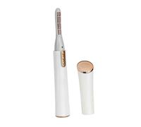 VALICLUD 1Pc Electric Eyelash Curler Portable Heating Tool for Effortless Lash Curling Stylish Design for Home Use Eyelash Accessory for Women White