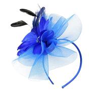 VALICLUD 1pc Elegant Flower Shape Hair Clip Headband for Parties and Festivals Stylish Dual-use Headdress Net Yarn and Decor for Dance Events and Concerts
