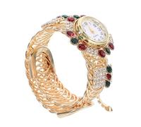 VALICLUD 1pc Fashion Bracelet Watch for Women Shiny Quartz Alloy Design Durable Comfortable Casual Timepiece for Halloween Birthdays Christmas