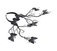 VALICLUD 1pc Halloween Deer Horn Headband Cosplay Headdress for Women Butterfly Antler Headpiece Accessory for Parties Festivals and Stage