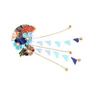 VALICLUD 1Pc Japanese Style Long Tassel Hairpin for Women Flower Hair Clip Classical Bridal Headdress Elegant Wedding Hair Decoration for Festivals Daily Wear