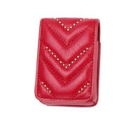 VALICLUD 1pc Mini Cosmetic Bag with Mirror Small Fresh Wallet for Sundries Storage Organizer for Daily Use and Travel Red