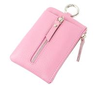 VALICLUD 1pc Multifunctional Leather Change Purse Portable Bag Unique Zipper and Locks Design for Cash and Keys Lightweight and Spacious