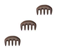 VALICLUD 1pc Natural Sandalwood Massage Comb Durable Tooth Scalp for Men Smooth Edges Portable Hair Scraping Tool for Relaxation for Curly Hair