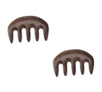 VALICLUD 1pc Natural Sandalwood Scraping Massage Comb for Head Scalp Relief Natural Material Hair Scalp Massager Family Friends and Loved Ones