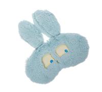VALICLUD 1Pc Plush Adjustable Sleeping Eye Mask Cute Bunny Design Soft Light Blocking Eye Cover for Travel Naps and Sleep for Friends and Family