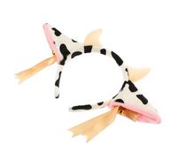 VALICLUD 1pc Plush Cow Headband Bowknot Bell Accessory for Stage Performance Comfortable and Lightweight Festival Costume Decoration for Parties and Celebrations