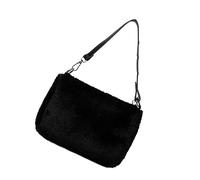 VALICLUD 1Pc Plush Shoulder Bag with Zipper Closure Stylish Clutch Purse for Women Versatile Single Shoulder Tote for Everyday Use Chic and Durable Armpit Bag for Casual Outings