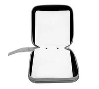 VALICLUD 1Pc Portable CD Storage Pouch Capacity DVD Organizer for Music Game Discs Lightweight Travel Case for Home Car Scratch Corruption Protection Stylish Design Black