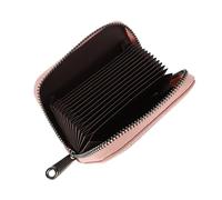 VALICLUD 1pc Pu Leather Anti-Theft Card Holder Wallet Capacity Zipper Purse for Cards and Stylish Design Secure Storage for Id and Cash