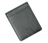 VALICLUD 1pc Theft Carbon Fiber Wallet for Men Slim Pouch Card Holder Practical Change Pocket for Daily Use Shopping