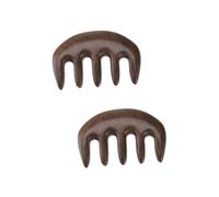VALICLUD 1pc Thickened Sandalwood Five Tooth Scalp Massage Comb Natural Hair Massager Tool for and Relaxation present for Birthdays Valentine Day and More