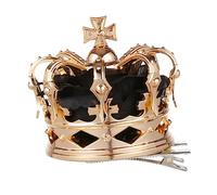 VALICLUD 1Pc Three Dimensional Crown Hair Clip for Halloween Cosplay Party Elegant Headdress for Brides Creative Design Durable and Fit for Festive Celebrations