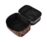 VALICLUD 1PC Transparent Double Layer Makeup Bag Portable Storage Pouch Handheld Fashion Toiletry Organizer for Travel Daily Use Durable Stylish Cosmetic Case