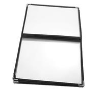 VALICLUD 1Pc Transparent PVC Menu Holder Binder Restaurant Price Book Cover Pages Views Rounded Corners for Cafe Catering and Professional Venues