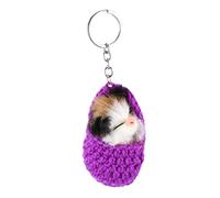 VALICLUD 1pc Unique Sleep Mouse Keychain Keyring Chic Pendant for Key Bag Car Decor Toys for Boys and Girls Party