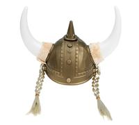 VALICLUD 1pc Viking Costume Hat Fun Party Accessory for Halloween Carnival and Cosplay Events Unique Decorative Headpiece for Adults and Boys and Girls