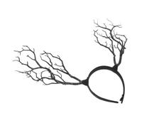 VALICLUD 1Pc Witch Horn Headband for Halloween Party Darkly Style Hairwear Lightweight Cosplay Hair Decoration Creative Witch Horn Design for Costume Props