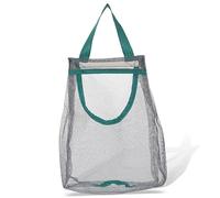 VALICLUD 1Pcs Breathable Wall Mounted Mesh Bag for Vegetables Fruits Multi Functional Hanging Storage Organizer for Garlic Onions and More Easy to Use Space Saving Design
