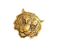 VALICLUD 1pcs Tiger Brooch Badge Men Collar Tiger Brooch Elegant Antique Zinc Alloy Decorative Accessory for Men Suits and Proms 1.34x1.30x0.39 in Charming Modelling
