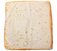 VALICLUD 1pcs Toast Throw Pillow Comfortable Cat Cushion with Elastic Sponge Bread Slice Shape for Camping and Sofas Pet Supplies