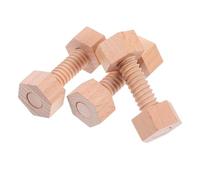 VALICLUD 1Set Building Sturdy Wooden Screw and Nut Simulation for Spatial Imagination Logical Thinking and Skill Development