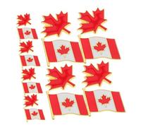 VALICLUD 1Set Canadian Maple Leaf Canada Flag Brooch Pins Enamel Metal Lapel Pins for Clothing Hats Backpacks Durable Jewelry for Canada Day Accessories
