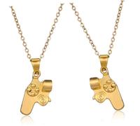 VALICLUD 1set Couples Game Controller Pendant Necklace Matching Relationship Jewelry for Friends Elegant Design for Men and Women Delicate Craftsmanship