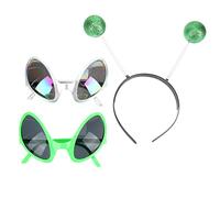 VALICLUD 1set Headband Glasses Halloween Costume Accessory for Parties Funny Eyewear Antenna Lenses Unique Props for Boys and Girls and Adults